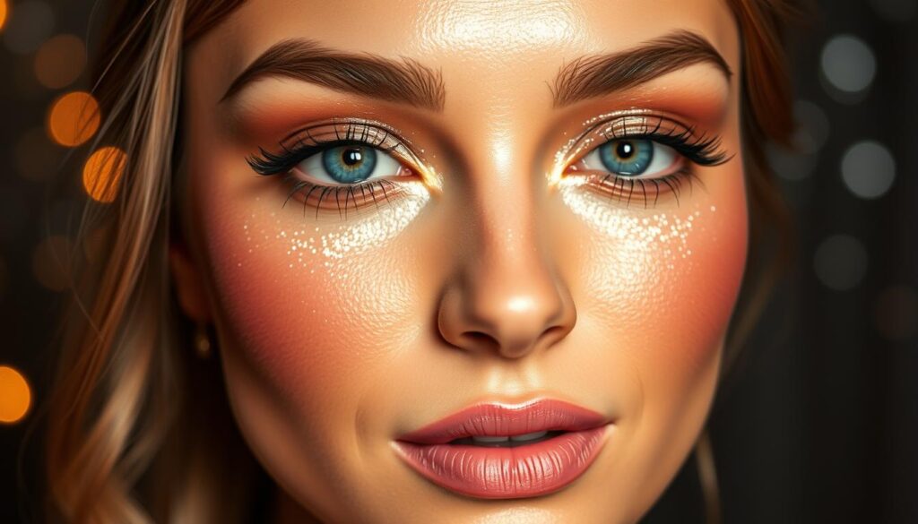 glowing highlighter