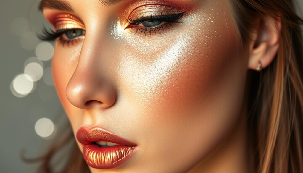 metallic makeup
